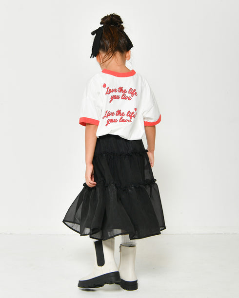 【130/140/150cm】ハートロゴTシャツ3124302j【NEWO/ネオ】